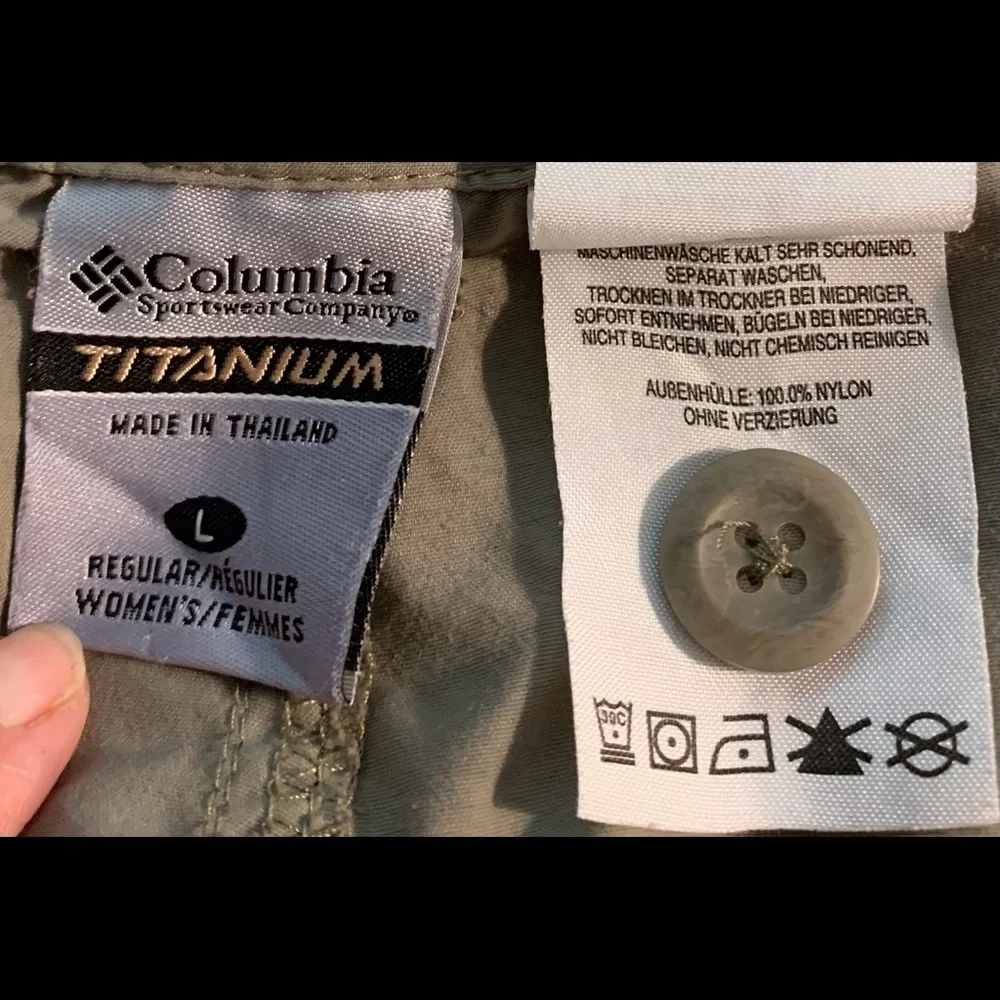 Columbia Olive Straight Leg Pants - Picture 3 of 11